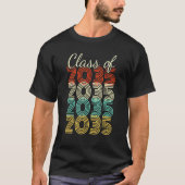Class Of 2035 Senior 2035 Graduation Tシャツ (正面)