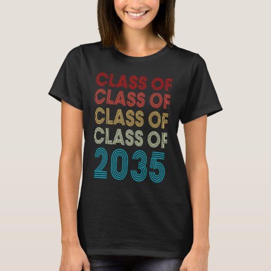 class of 2035 with me tシャツ (正面)
