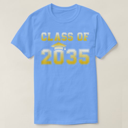 Class Of 2035PreK Graduate Preschool Graduation  Tシャツ (デザイン正面)