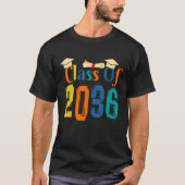 Class of 2036 Grow With Me First Day of School Gra Tシャツ (正面)