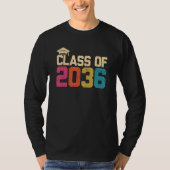 Class Of 2036 Kindergarten Graduate Kinder Graduat Tシャツ (正面)