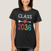 Class Of 2036  Pre K Graduate Preschool Graduation Tシャツ (正面)