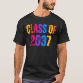 Class of 2037 grow with me future generation kinde tシャツ (正面)