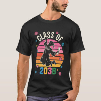 Class of 2038 Grow With Me Funny Kindergarten Back Tシャツ
