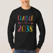 Class Of 2038 Pre K Graduate Preschool Graduation Tシャツ (正面)