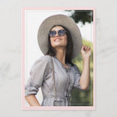 Class of 20XX Modern Photo Graduation Announcement 招待状 (裏面)