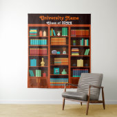 Class of 20XX University Library Photo Backdrop タペストリー (インサイチュ)