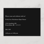 Class of Change Year写真卒業 インビテーションポストカード (裏面)