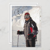 Class of Grad Photo モダンタイポグラフィ 案内状 (正面/裏面)