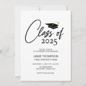 Class of Modern Graduation Invitation 招待状 (正面)