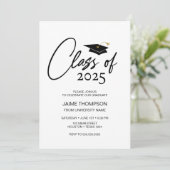 Class of Modern Graduation Invitation 招待状 (スタンド正面)