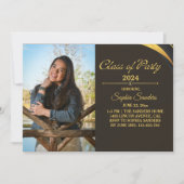 Class of Party Graduation Elegant 2 photos 招待状 (正面)