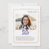 Class Of Personalized Graduation Announcement 招待状 (正面)