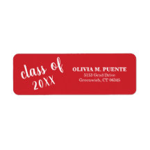 Class Of Redの卒業差出人住所