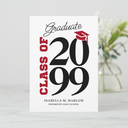 Class of Red Black Graduation 招待状 (スタンド正面)