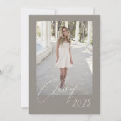 Class of Script Graduate Card 5枚の写真 招待状 (正面)