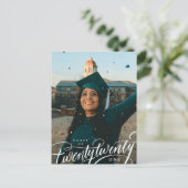 Class of Year写真卒業のお知らせ ポストカード (スタンド正面)