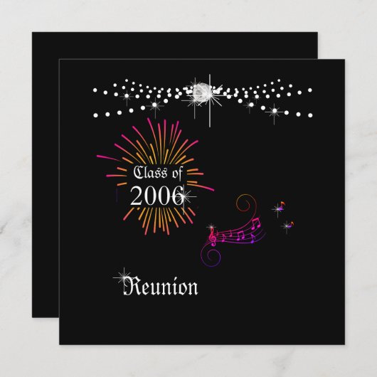 Class Reunion 招待状 (正面/裏面)