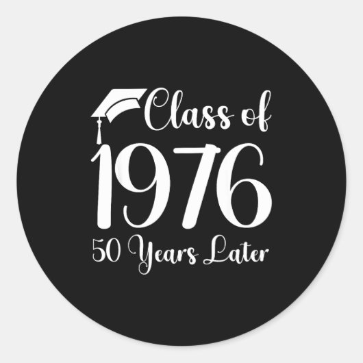 Class Reunion 1976 50 Later ラウンドシール (正面)