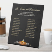 Class Reunion Classmate Memorial Tribute  台座サイン (インサイチュ)