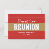 Class Reunion RSVP card (裏面)