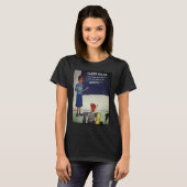 Class RulesウィメンズブラックTシャツ Tシャツ (正面フル)