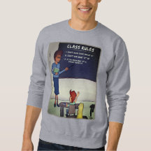 Class Rules Men's Gray Sweatshirt