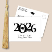 Class Year Grad Cap Tessel卒業ありがとう ポストカード