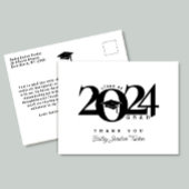 Class Year Grad Cap Tessel卒業ありがとう ポストカード