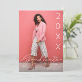 Class Year Graduate Photo Announcement 招待状 (スタンド正面)