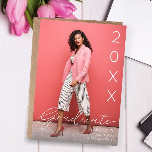 Class Year Graduate Photo Announcement 招待状