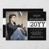 Class Year Photo Graduation Party招待状 案内状 (正面/裏面)