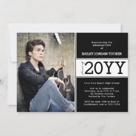 Class Year Photo Graduation Party招待状 案内状