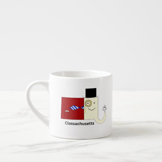 Classachusetts Massachusetts Espresso Mug エスプレッソカップ (左)