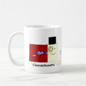 Classachusetts Massachusetts Mug コーヒーマグカップ (左)