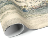 Classic 1853 Sleigh Ride Currier Ives Road Winter ラッピングペーパー (ロールコーナー)