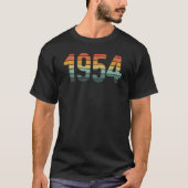 Classic 1954 BDay Vintage Sunset Tシャツ (正面)