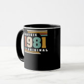 Classic 1981 Original 41st Birthday 41 Year Old マグカップ (正面左)