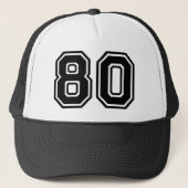 Classic 80th Birthday Party キャップ (正面)