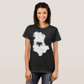 Classic Albania Double Head Eagle Shqiponja Albani Tシャツ (正面フル)
