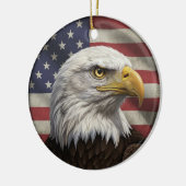 Classic American Patriotism  セラミックオーナメント (左)