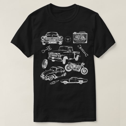 Classic and Vintage Car and Truck  Tシャツ (デザイン正面)