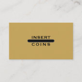 Classic Arcade Payment Interface Finance Design 名刺 (正面)