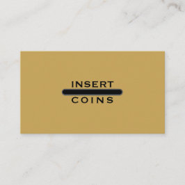 Classic Arcade Payment Interface Finance Design 名刺