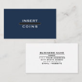 Classic Arcade Payment Interface Financial Design 名刺 (正面/裏面)