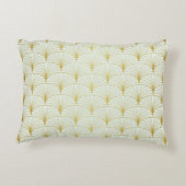Classic Art Deco Seamless Pattern. Geometric Styli アクセントクッション (裏面)