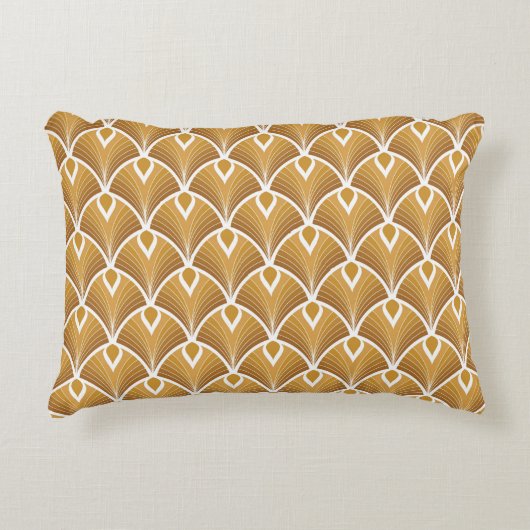 Classic art deco seamless pattern. Geometric styli アクセントクッション (正面)