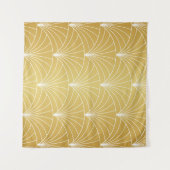 Classic Art Deco Seamless Pattern. Geometric Styli タペストリー (正面(横))