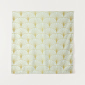 Classic Art Deco Seamless Pattern. Geometric Styli タペストリー (正面)