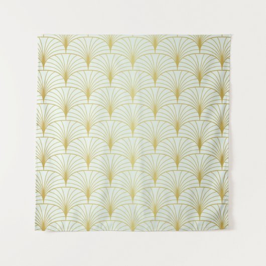 Classic Art Deco Seamless Pattern. Geometric Styli タペストリー (正面)